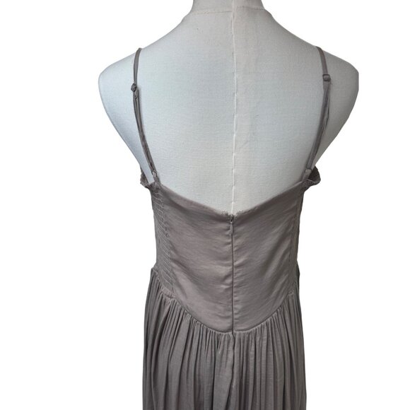 2/$30 TART Large Vintage Taupe Sundress Fitted Bodice - Picture 9 of 12